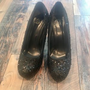 Shoe Dazzle Shoes - Sequined Heels Shoe Dazzle Shoes - Sequined Heels